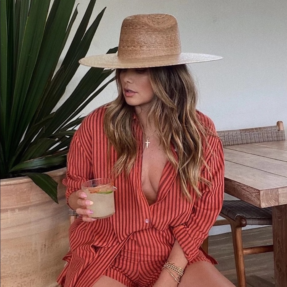Shop Starlow Striped Matching Set Shorts And Button Down